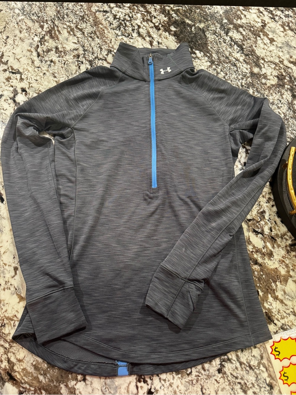 Under Armour Women’s Gray 1/4 Zip Performance Sweater